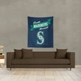 thumbnail image 2 of The Northwest Group Seattle Mariners 50" x 60" Premium Wall Hanging, 2 of 3
