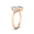 thumbnail image 2 of Forever Jewels 2Ct Marquise Cut Moissanite Women Engagement Ring 14K Rose Gold Plated, 2 of 5