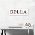 thumbnail image 2 of ARTCANVAS BELLA Girls Name Room Decor Canvas Art Print - Size: 36" x 12" (0.75" Deep), 2 of 9