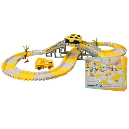 

Electric Train Track Set|Battery Powered Train Model|Creative Design Winter Holiday Train Tracks Toys Christmas Birthday Gifts for Boys and Girls