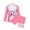 DarkPink, variant on Lavenicole Girls 2-Piece Unicorn Rash Guard Swimsuit - Long Sleeve UV Protection Bathing Suit (3-9 Years) Lightpink