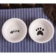 thumbnail image 4 of Cuenco de cerámica blanca para perros, cuenco para gatos, cuenco de cerámica para perros, cuenco de cerámica elegante y resistente para perros con un diseño moderno, cuenco para perros pequeños/gatito, 4 of 5