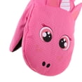 thumbnail image 3 of Guantes de invierno para niños con forro polar, impermeables, para esquí, ciclismo, niño y niña Rosa l, 3 of 9