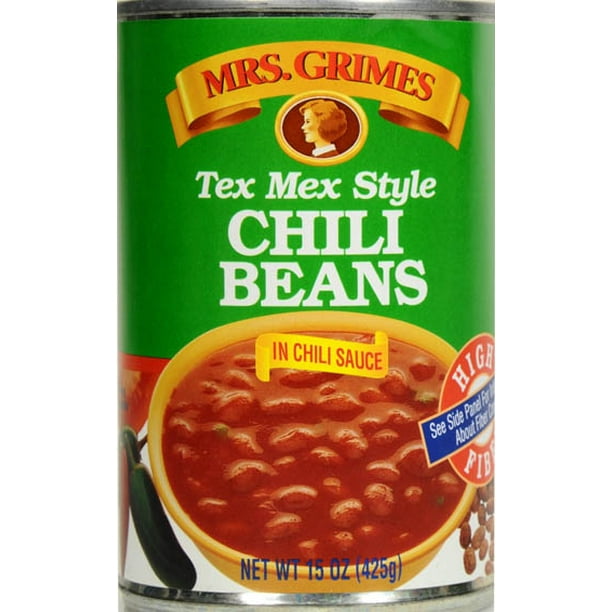 Mrs. Grimes Tex Mex Style Chili Beans In Chili Sauce, 15 Oz Walmart