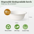 thumbnail image 2 of Cuencos de papel desechables EcoliPak 350 ml, 150 unidades, 12 oz, 2 of 7