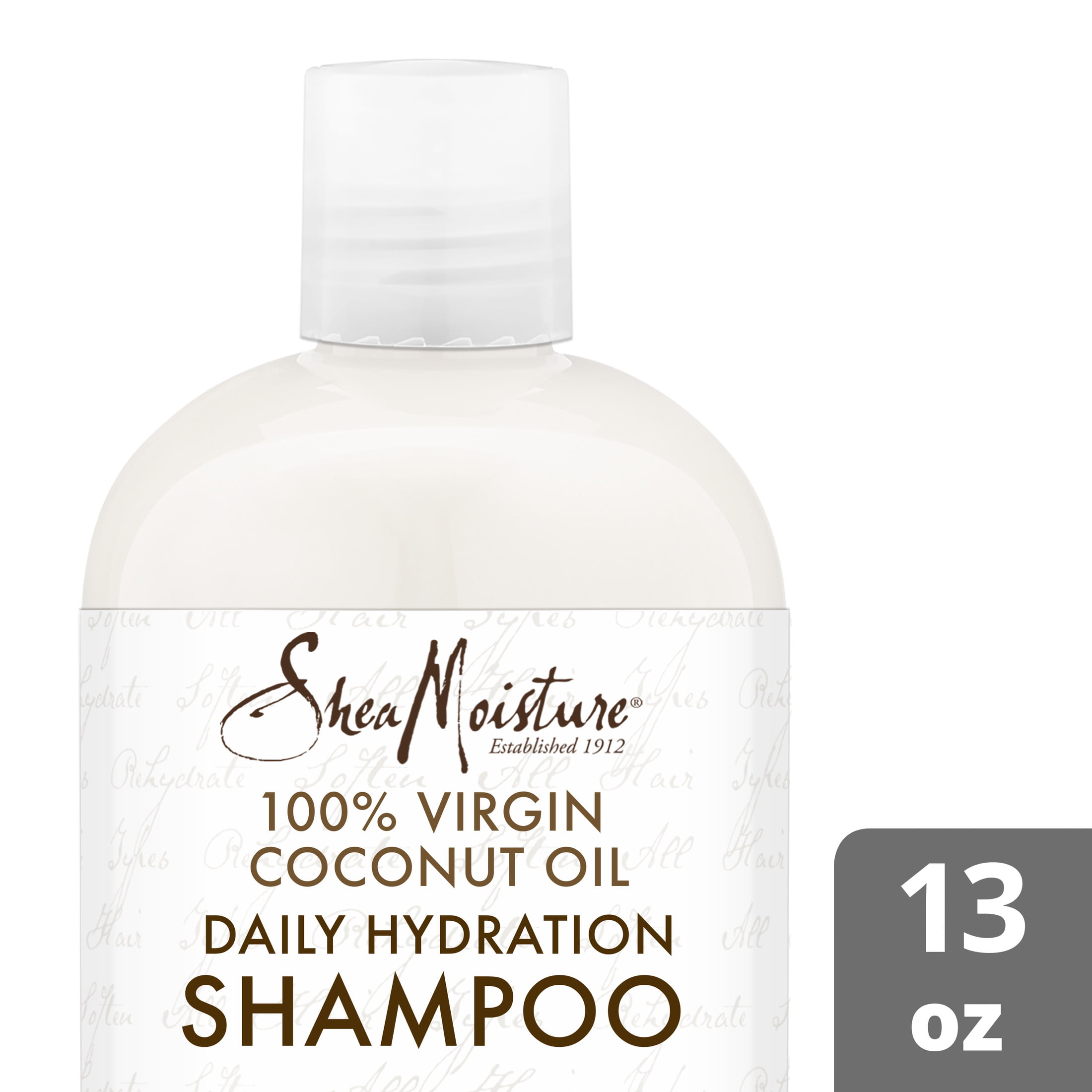 SheaMoisture Daily Hydration Shampoo 100% Virgin Coconut Oil 13 oz -
