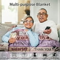 thumbnail image 5 of XZYG 70th Birthday Gifts for Women 70th birthday blanket for Her 70 Year Old Famale Gift Ideas Birthday Throw Blanket Gifts for 70 Year Old Birthday Gift for Women Wife Mom Grandma(50*60inch), 5 of 7