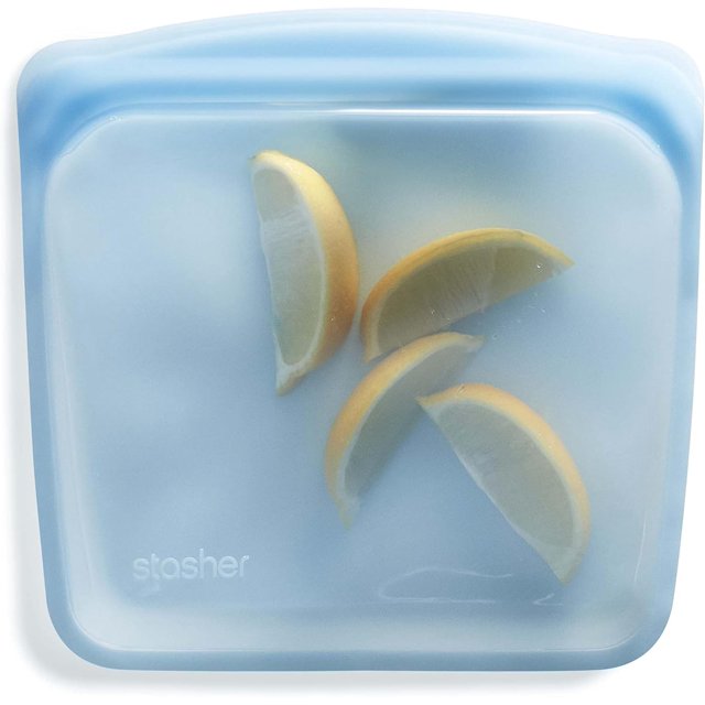 czcpp-Premium Sac de Rangement Alimentaire Réutilisable en Silicone, Bleu, Micro-Ondes, sous Vide, Lave-Vaisselle, Four et Congélateur Sûrs, Sans BPA, Sans Fuite, Écologique, 28 Oz