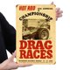 thumbnail image 5 of Placa Metal Vintage Campeonato Hot Rod Pintura Hierro Rectangular 20x30cm, 5 of 9