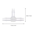 thumbnail image 4 of Miangastore 10pcs Plastic Hose Tee Joints T Shape 3 Ways Joints Pipeline Connectors, 4 of 9