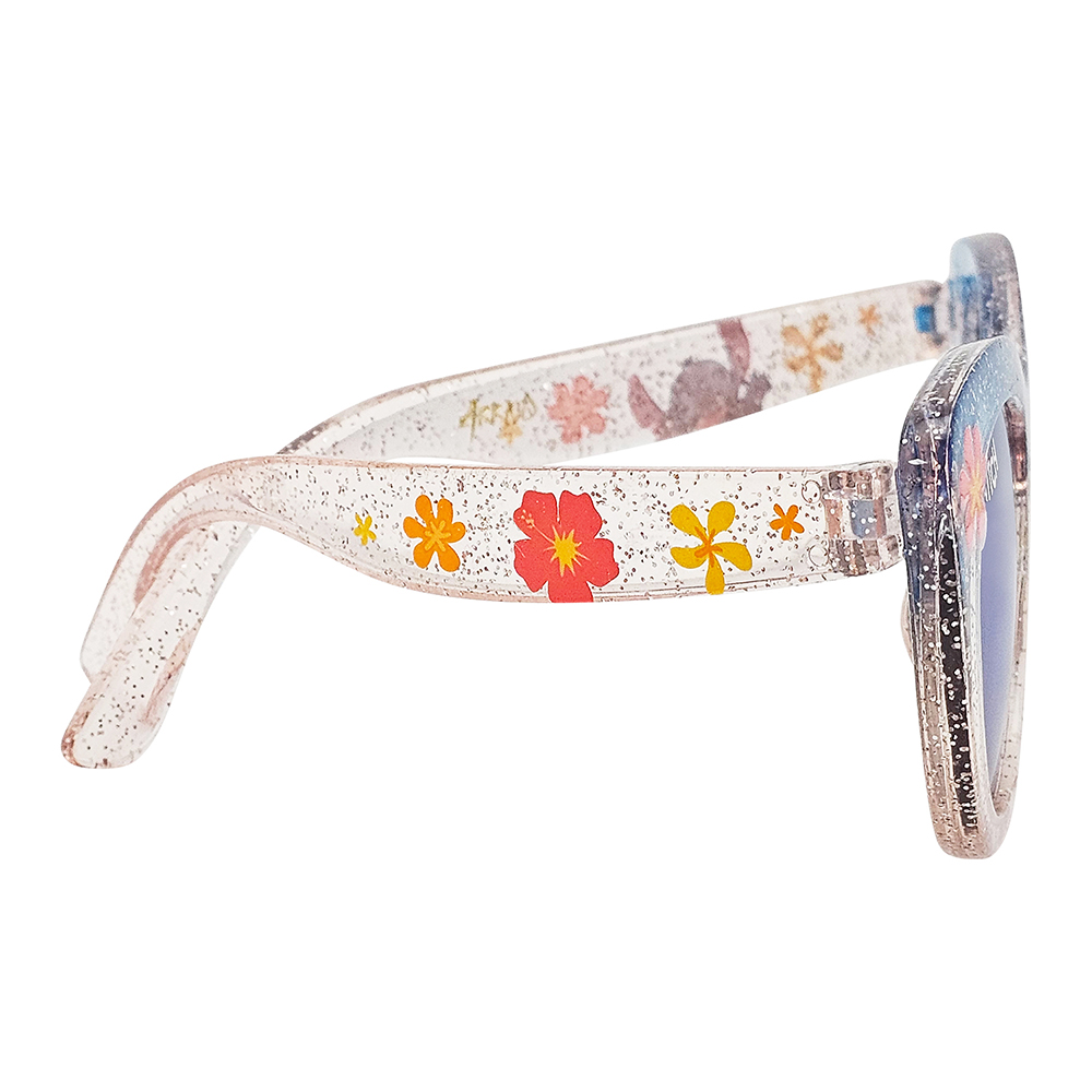 Sun-Staches Stitch Ombre Glitter Cateye Sunglasses With UV Protection
