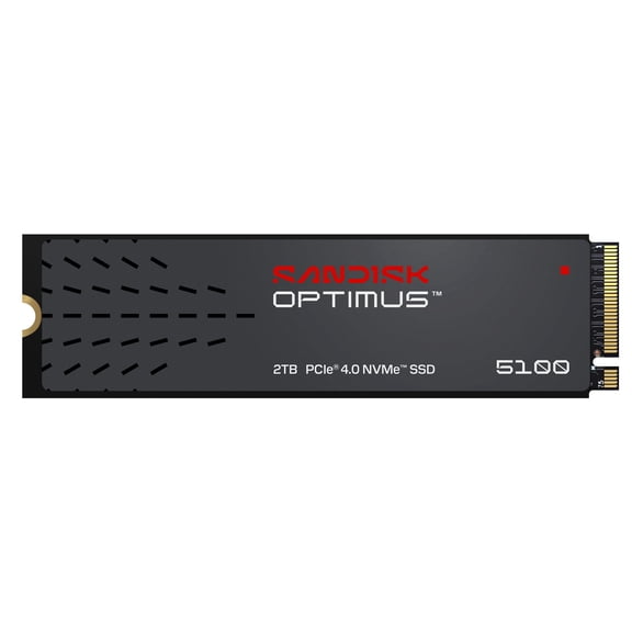 Open Box SANDISK Optimus 5100 2TB NVMe SSD - M.2 2280, PCIe Gen 4.0, Internal Solid State Drive - Read Speeds Up to 7,100MB/s, Upgrade Storage for PC/Laptops