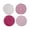 Red, variant on 4 PCS Round Drink Coasters Cotton Woven Absorbent Bar Coasters Housewarming Gift for Coffee Tables Wooden Tabletop Minimalist Home Decor,4.44 Inches