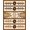 Orange Brown, Pattern 20, variant on Design&I 8'x10' Washable Area Rug Sleek Flatweave Pet Friendly Record Vintage Note Mosaic Retro Disc Center Soundwave Music Vinyl Cd Playful for King Size Bedroom, Under Bed