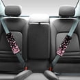thumbnail image 2 of Renewold Car Seat Belt Pads Cover Shoulder Strap Covers Harness Pad Auto Decor Accessories Universal Fit Most Cars, 2 Pack, Cherry Blossom Pink, 2 of 6