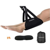 Feet Hammock Under Desk, Home Office Work,Travel Foot Rest, Foot Hammock Airplane Travel Accessories, Airplane Footrest, Office Foot Hammock Under Desk, Adjustable Desk Foot Rest for Work at Home