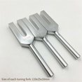 thumbnail image 3 of Angel Tuning Fork Set - 4096 Hz, 4160 Hz, 4225 Hz - Therapeutic Instrument Set with Wooden Strike and Storage Bag, 3 of 5