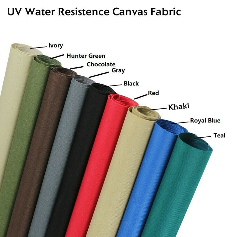 1800D Waterproof Canvas Heavy Duty Fabric - 60×18 Marine Awning Fabric(PVC  Coated) Cordura Water-Resistant Material for Outdoor/Indoor Sunbrella