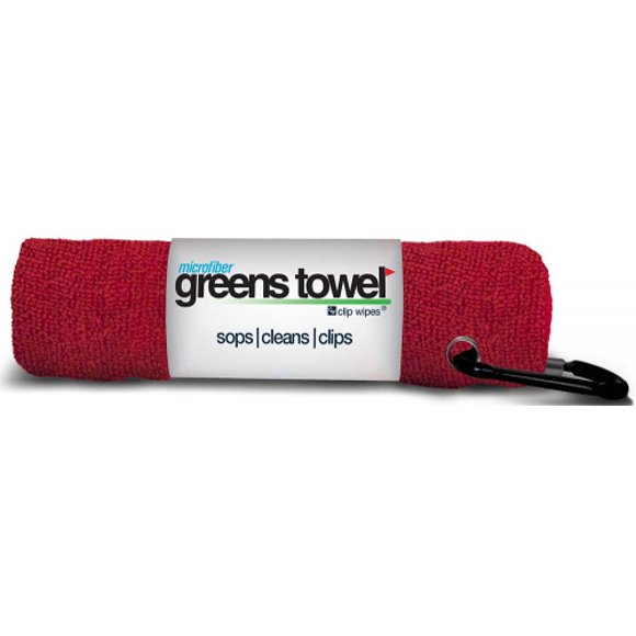(Rouge) - Serviette en Microfibre Vert Cardinal Rouge Simple
