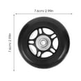 thumbnail image 2 of HINTRMENT 1Set Durability Luggage Wheel Replacement For Suitcase Trolley Cart 7.6Cm, 2 of 8