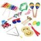 thumbnail image 4 of Instrumentos musicales para niños pequeños, 12 piezas de instrumentos de percusión de madera para educación preescolar., 4 of 14