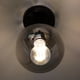 thumbnail image 4 of Lámpara de techo ahumado, 1 luz E27 60W, 4 of 7
