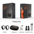 thumbnail image 2 of HAPPYAUDIO Aud&iacute;fonos Inal&aacute;mbricos,Bluetooth 5.0 Audifonos Inalambricos Deportivos con Micr&oacute;fono - Ajuste del Volumen del Control t&aacute;ctil Audifonos 56 Horas d, 2 of 7