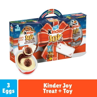 Kinder Joy Egg, 1 Count, Treat Plus Toy, Halloween Party Fun, Kids