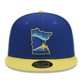 thumbnail image 2 of Men's New Era Royal Minnesota Twins 2024 City Connect 59FIFTY Fitted Hat, 2 of 6