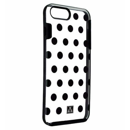 UPC 849108012238 product image for M-Edge Glimpse Series Protective Case Cover for iPhone 8 7 Plus - Black Dots | upcitemdb.com