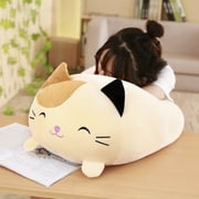 Protoiya Plush Toy Cat Chubby Soft Squishy Cute Cartoon Animal Cushion Pillow Gifts