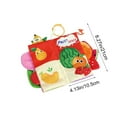 thumbnail image 3 of Soft Toys Baby Cloth Books, Touch and Feel Crinkle Books, Infants & Toddler, Early Development Interactive Car Toys & Stroller Toys for Boys & Girls, 3 of 6