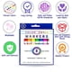 thumbnail image 2 of Color Swell Marcadores A Granel Lavables 36 Paquetes 8 Unidades Colores Vibrantes 288 Marcadores A Granel En Total Perfecto Para Maestros Favores De Fiesta Para Niños Aulas Donaciones Estudiantes, 2 of 8