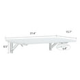 thumbnail image 4 of Dining Tables Laundry Room Folding Table Wall Mounted Folding Table for Small Spaces,Fold Down Desk,Workbench,Addition to Garage & Shed/Home Office/Laundry Room/Home Bar/Kitchen & Dining Room,31.5*15, 4 of 18
