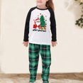 thumbnail image 1 of Patrón de Papá Noel Vestido para padres e hijos Cuello redondo Familia Cintura elástica Traje diario, 1 of 7