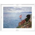 thumbnail image 5 of Art.com The Red Sail Giclee Print by ThÃ©o van Rysselberghe, White Frame Wall Art, 29" x 23", 5 of 5