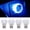 Blue, variant on Yihuala 4Pcs Small Car LED Lamp Cars Cigarettes USB Atmospheres Light Indoor Decorative Light Lighting