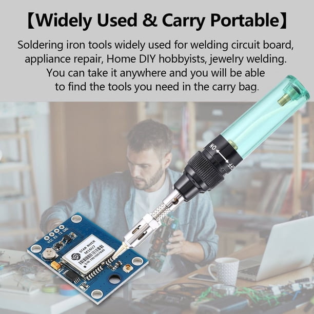 Soldering 101 Mini Cordless Torch Soldering Iron VA-101 Blow Torch Cordless Solder ...