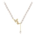 thumbnail image 1 of LYMAYTER Collier Charme Collier pour Femmes - Fait Main, Rétro, Perle, Fête, 1 of 6