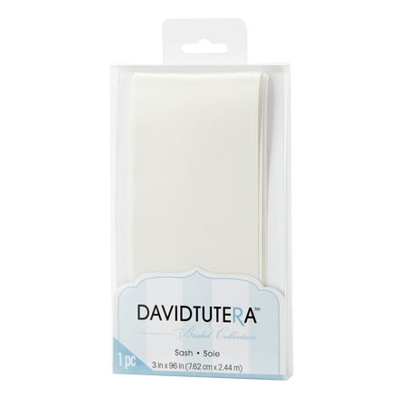 Bridal Sash 3In X 96 Ivory