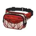thumbnail image 2 of Lsque Sac Banane à Double Couche Motif Basketball, Tissu en Sergé Durable avec Ceinture Réglable, Randonnée, Course, Voyage, 2 of 9