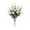 White, variant on flowers Home Elegant Uli Flower Design for Living Room and Bedroom Delicate Floral Arrangement Indoor Display, 14.57 inch, Red