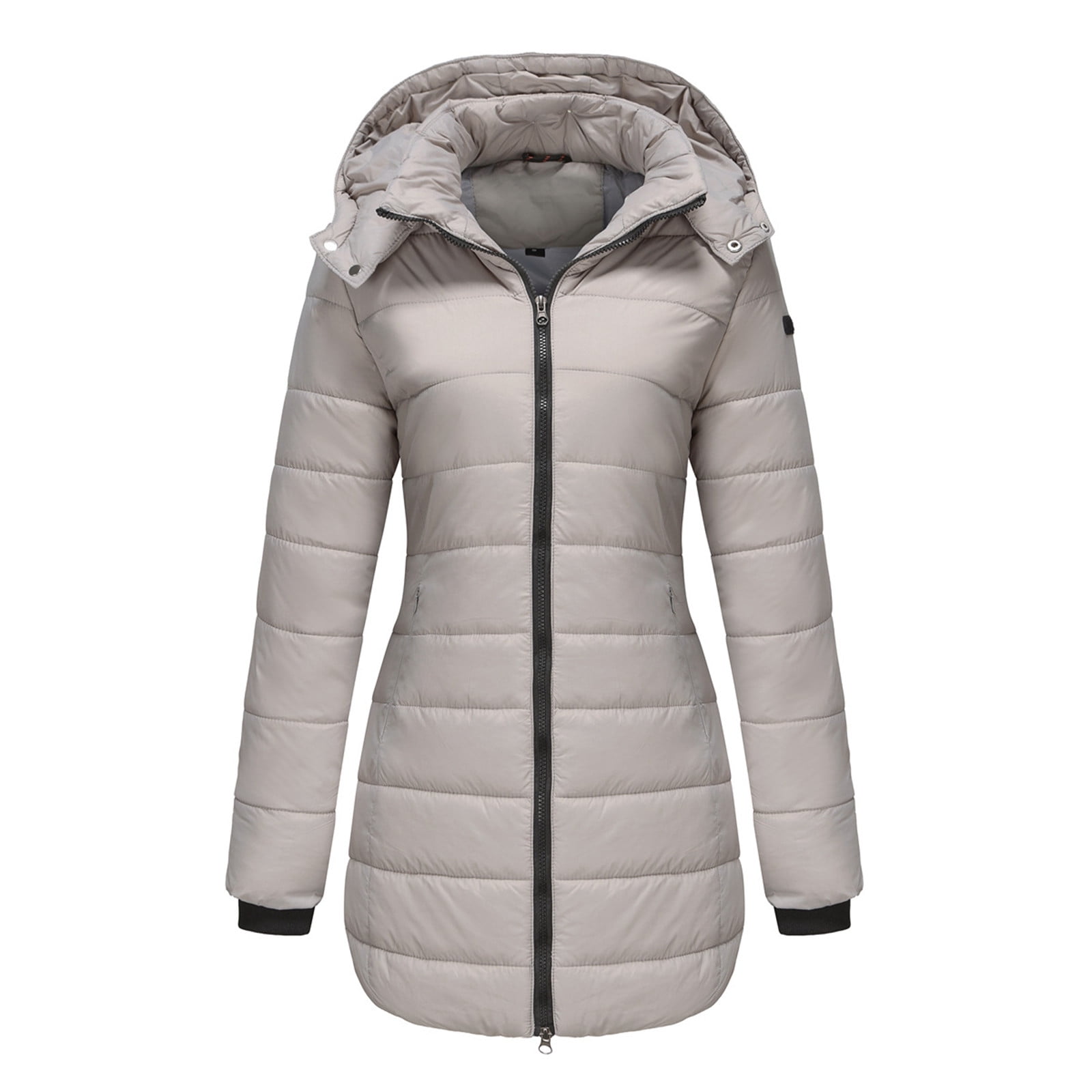 Siilsaa Pea Coats for Women Oversized Puffer Jacket Winter