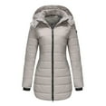 thumbnail image 4 of Down Jacket Womens Winter Coat with Hood Warm Lightweight Thickened Packable Down Jacket, 4 of 4