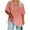Beige, variant on Uaswgudfs Plus Size Women's V-Neck Short Sleeve Top with Lightweight Comfort and Oversizes Blouses Flowers Line Tee
