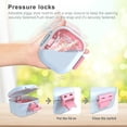 thumbnail image 4 of Leak-Proof Denture Case, Denture Cup for Soaking Dentures, Retainer Cleaning Case Black and Pink Denture Case（☺️OS）, 4 of 10