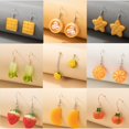 thumbnail image 1 of 2 pares de mini lindos aretes femeninos de dibujos animados fruta comida lindos aretes de maíz XianweiShao 8390613957535, 1 of 1