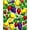 Yellow, Pattern 2, variant on ODIKA 4'x6' Machine Washable Non-Slip Area Rug, Vibrant Harvest Entryway with Fruity Garden Design High Traffic Rug, Yellow, 58751