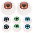 thumbnail image 3 of 8Pcs Hollow Eyeball DIY Doll Eyes Accessory Halloween Horror Props Party DIY Eyeballs (Random Color), 3 of 6