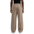 thumbnail image 5 of TQWQT Men's Loose Fit Sweatpants Drawstring Elastic Waist Casual Joggers Streetwear Oversized Wide Leg Pants With Pockets Solid Color Lounge Trousers Athletic Running Bottoms, 5 of 7